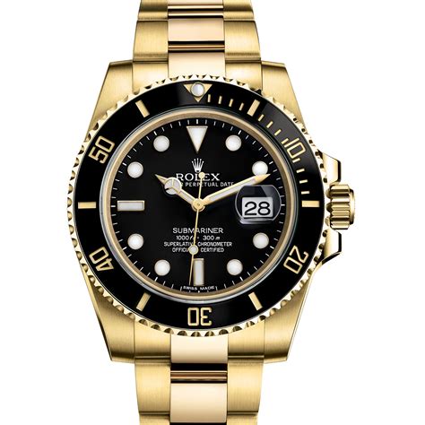 black.and gold rolex|authentic Rolex gold submariner watch.